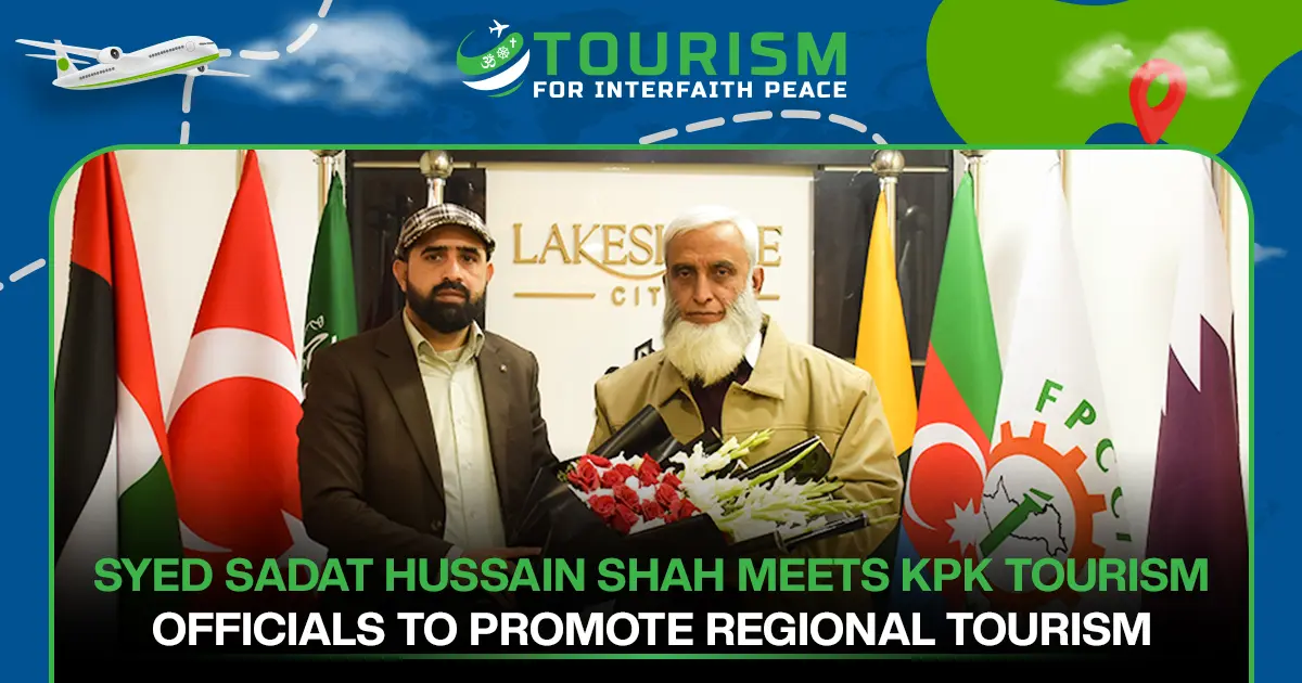 Syed Sadat Hussain Shah meets KPK Tourism Officials to promote regional tourism