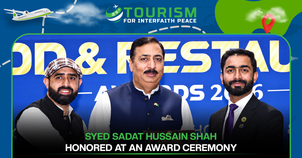Syed Sadat Hussain Shah Honored at an Award Ceremony